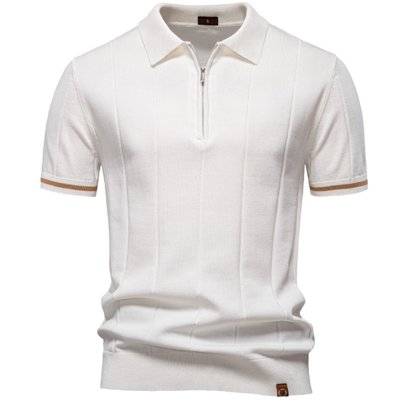 Summer Men's Knit  Polo Shirt