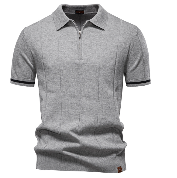 Summer Men's Knit  Polo Shirt