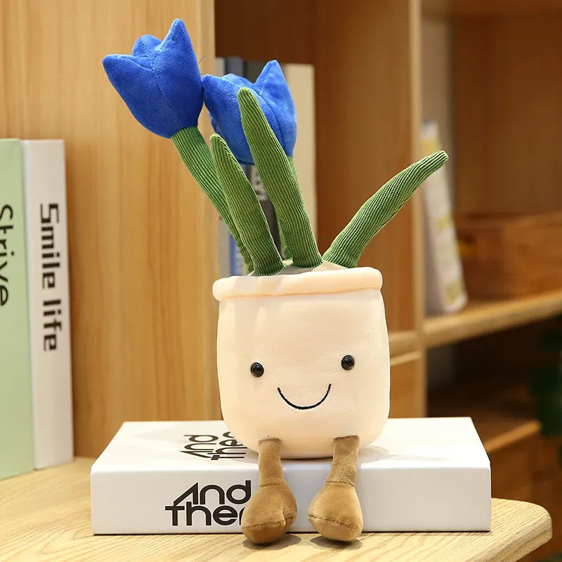 flowerpot plush decoration