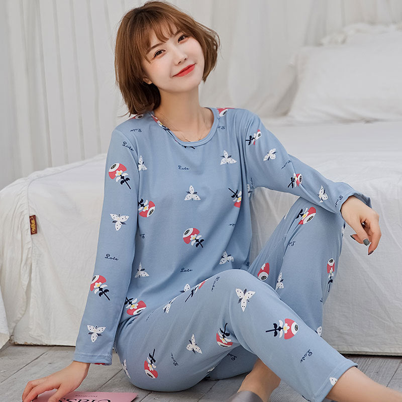 Women's Long-Sleeved Pajama Set