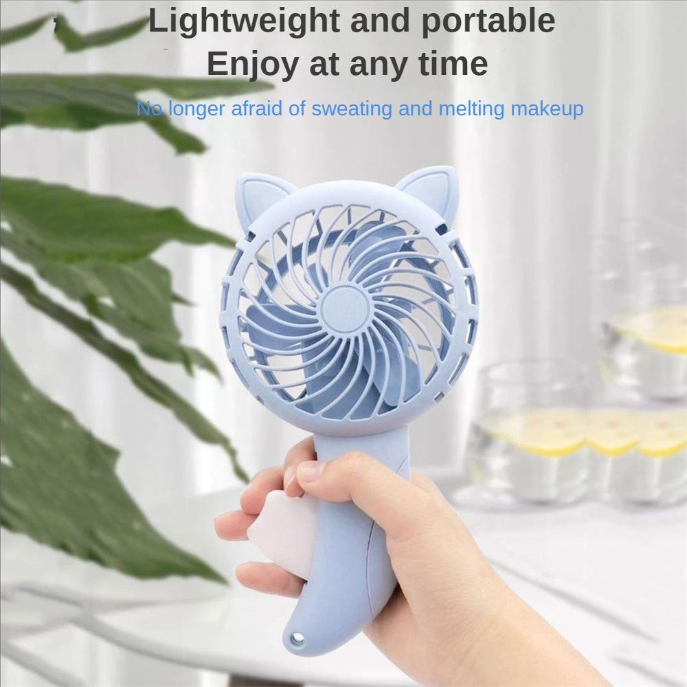 Cat Hand Press Mini Fan
