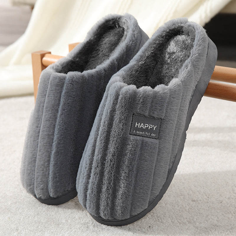 Cozy Cotton Plush Slippers