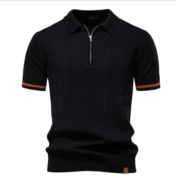 Summer Men's Knit  Polo Shirt