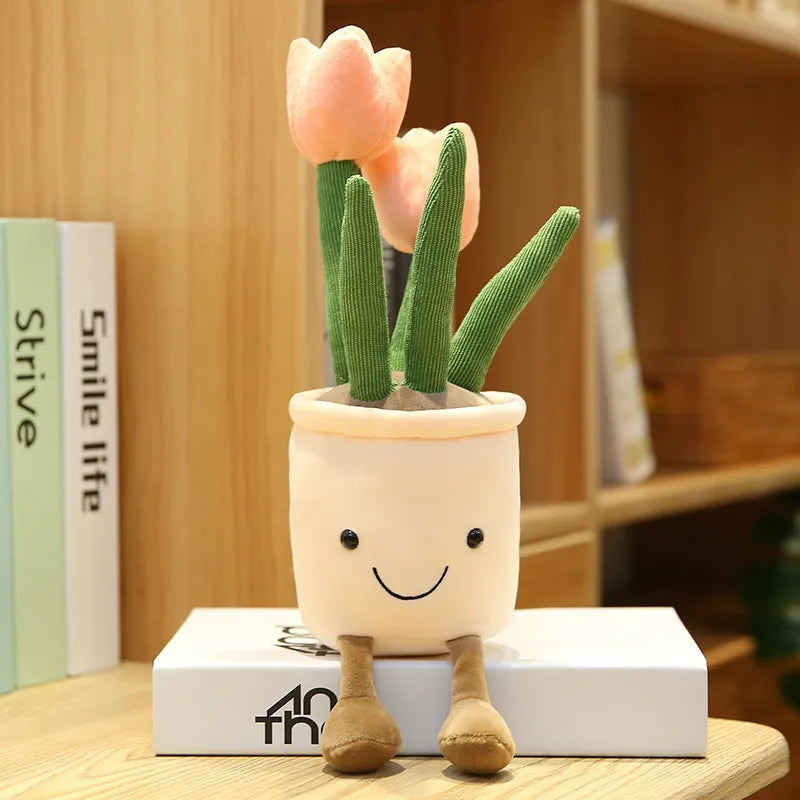 flowerpot plush decoration