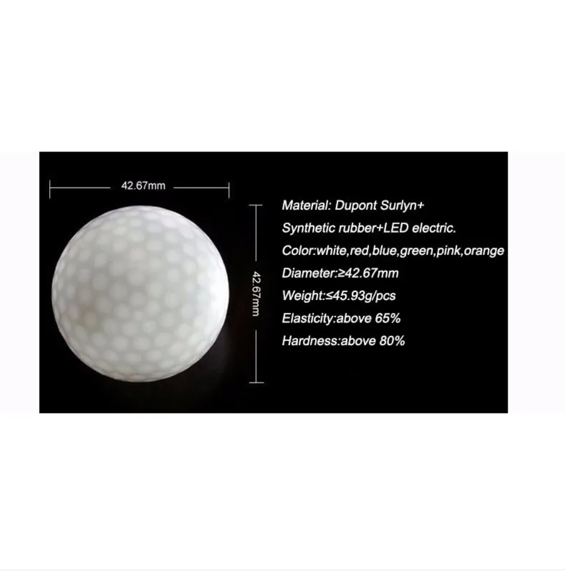 led light color ball decoration