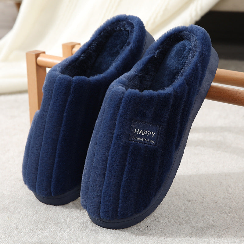Cozy Cotton Plush Slippers