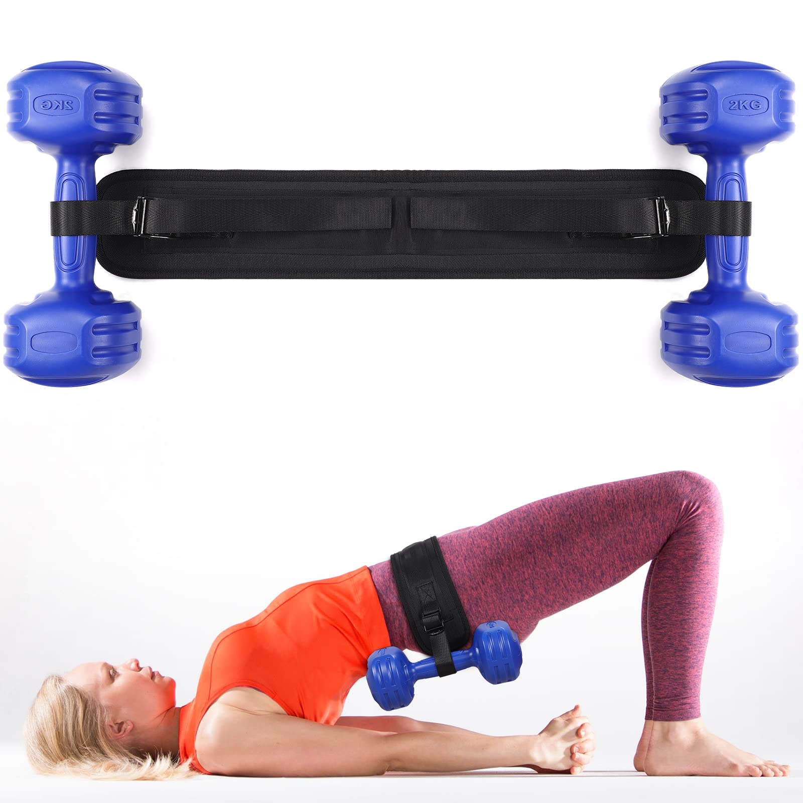 Gsbomzap Hip Thrust Belt Fitness Workout