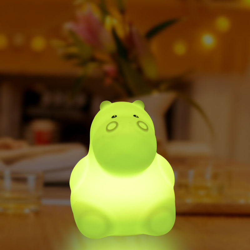 Hippo Silicone Night Light
