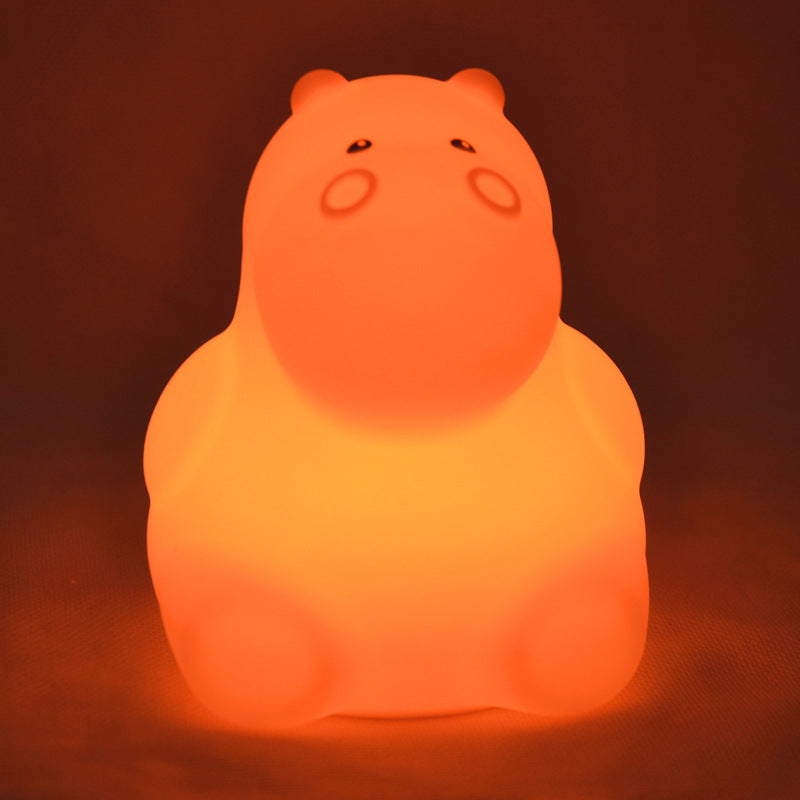 Hippo Silicone Night Light